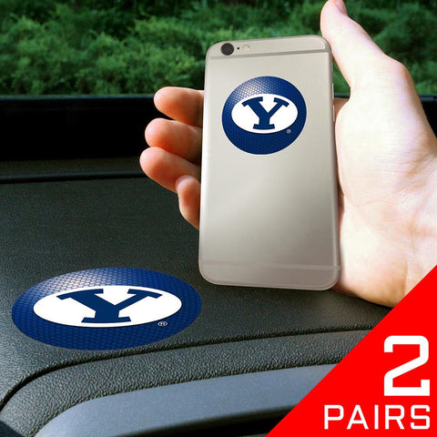 Brigham Young Cougars Ncaa "get A Grip" Cell Phone Grip Accessory (2 Piece Set)