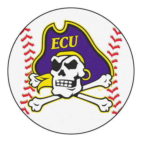 East Carolina Pirates Ncaa "baseball" Round Floor Mat (29")