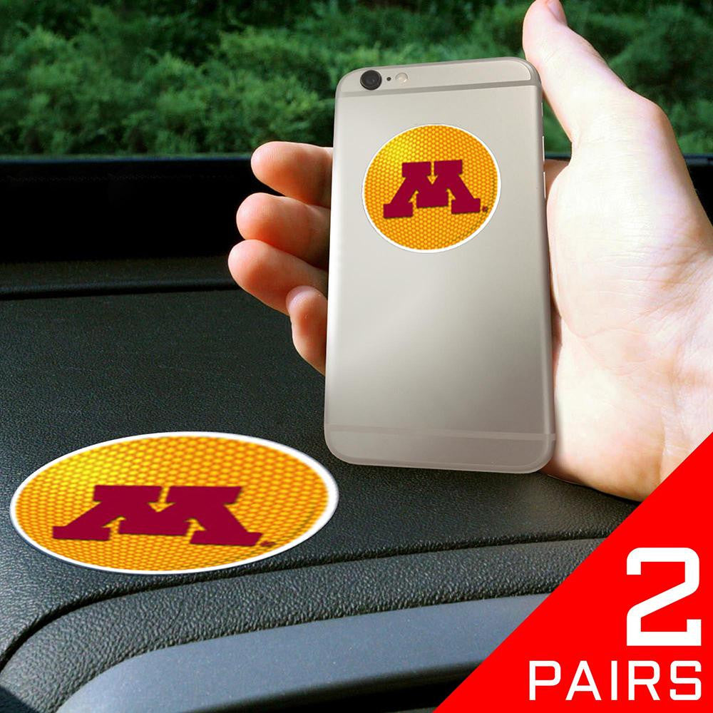 Minnesota Golden Gophers Ncaa "get A Grip" Cell Phone Grip Accessory (2 Piece Set)