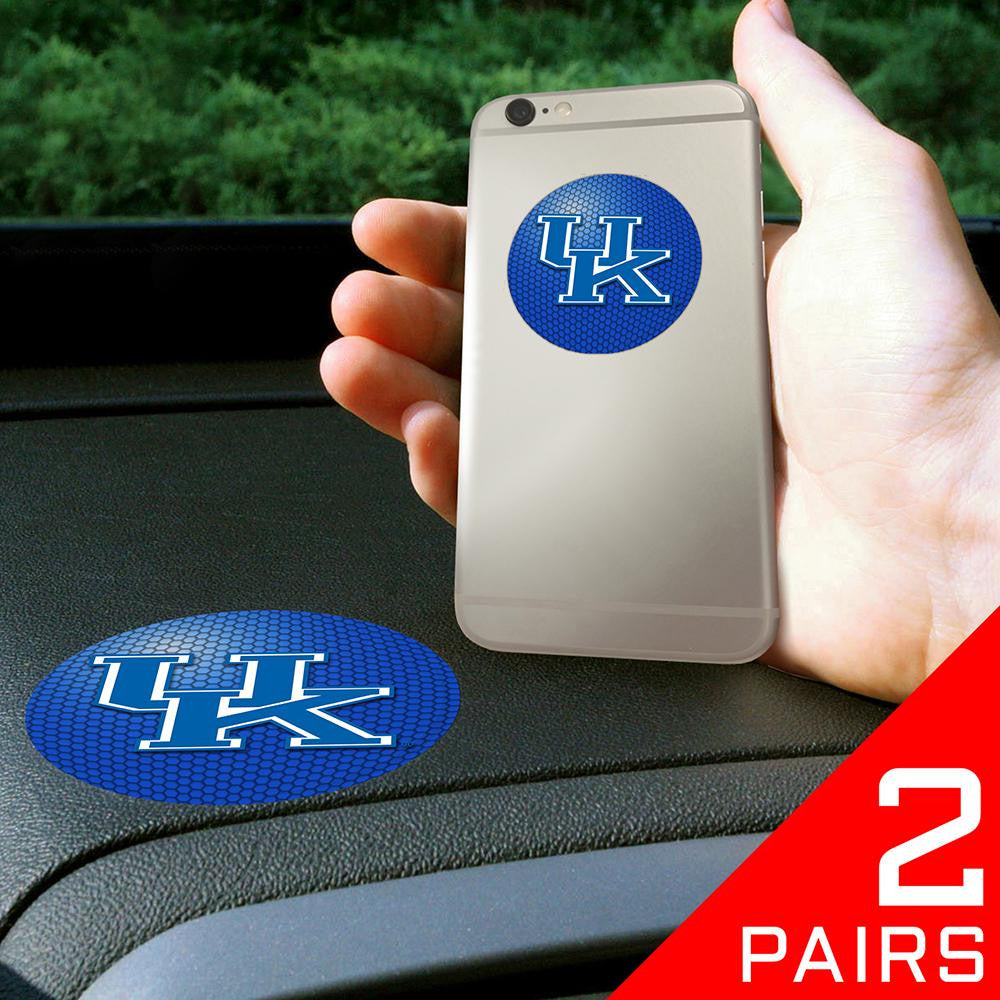 Kentucky Wildcats Ncaa "get A Grip" Cell Phone Grip Accessory (2 Piece Set)