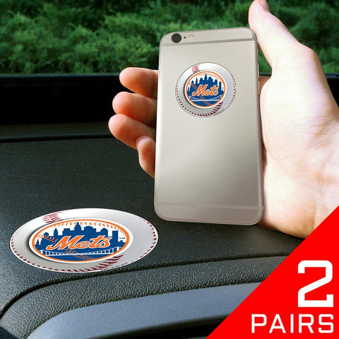 New York Mets MLB Get a Grip Cell Phone Grip Accessory (2 Piece Set)