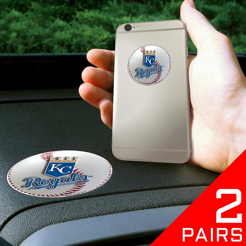 Kansas City Royals MLB Get a Grip Cell Phone Grip Accessory (2 Piece Set)