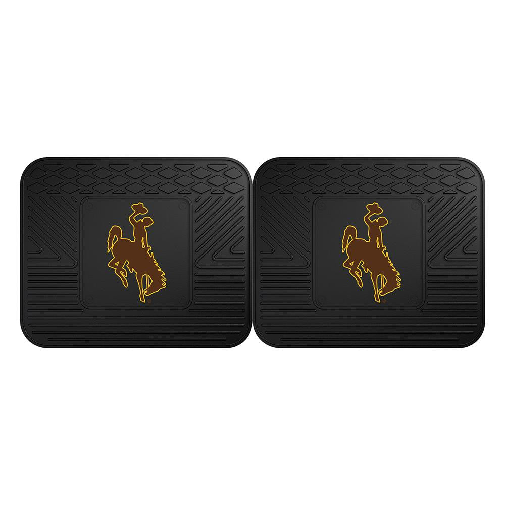 Wyoming Cowboys Ncaa Utility Mat (14"x17")(2 Pack)