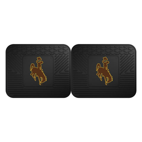 Wyoming Cowboys Ncaa Utility Mat (14"x17")(2 Pack)