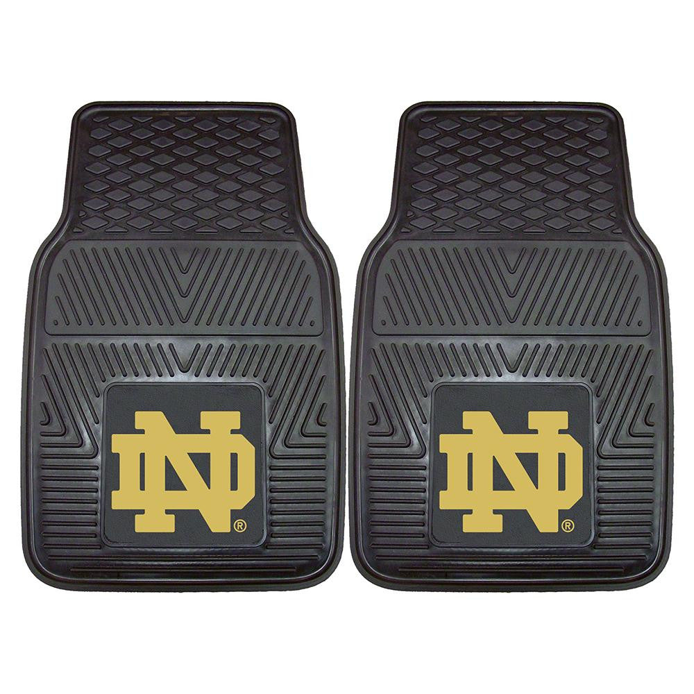 Notre Dame Fighting Irish Ncaa Heavy Duty 2-piece Vinyl Car Mats (18"x27")