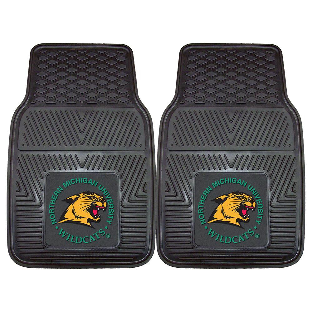 Northern Michigan Wildcats Ncaa Heavy Duty 2-piece Vinyl Car Mats (18"x27")