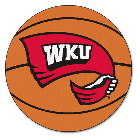 Western Kentucky Hilltoppers Ncaa "basketball" Round Floor Mat (29")