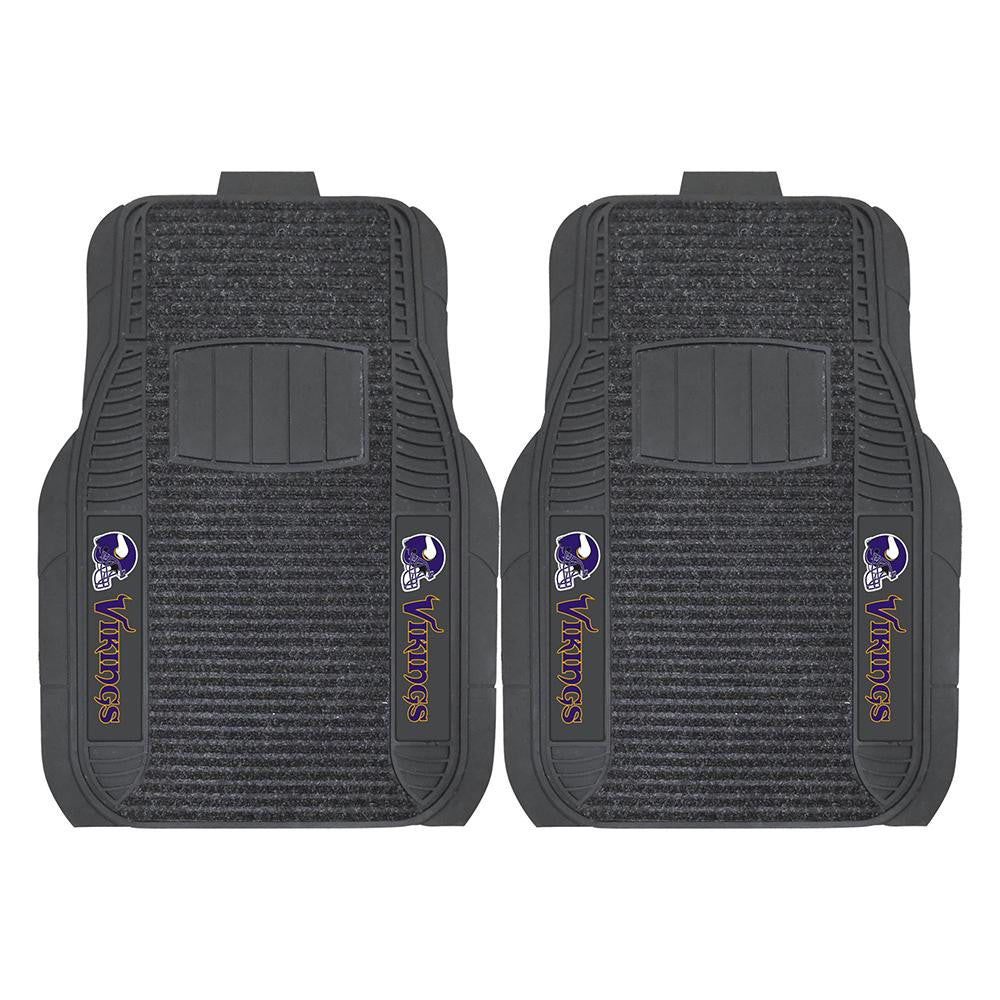 Minnesota Vikings NFL Deluxe 2-Piece Vinyl Car Mats (20x27)