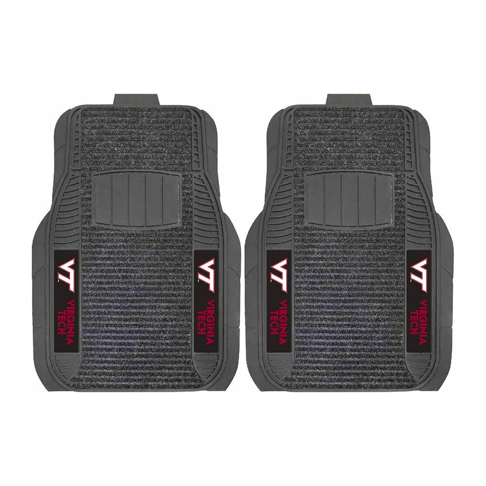 Virginia Tech Hokies Ncaa Deluxe 2-piece Vinyl Car Mats (20"x27")