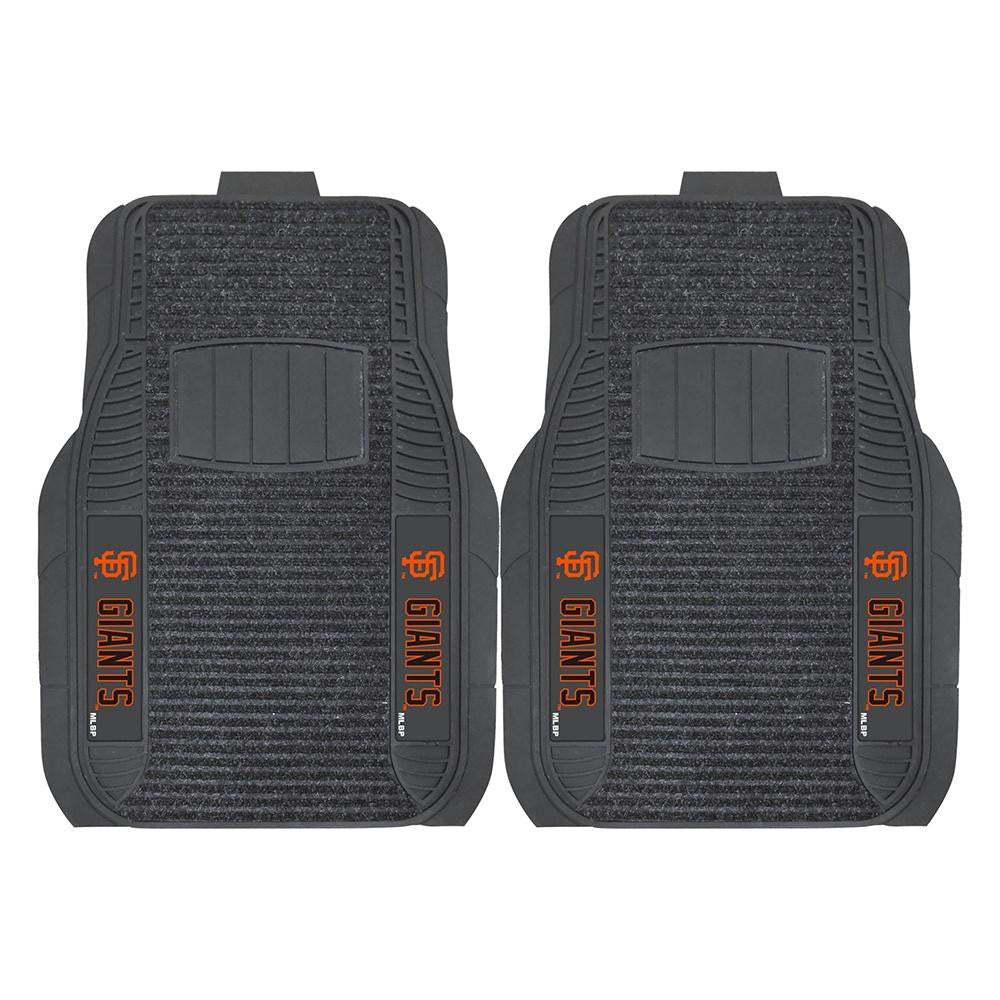 San Francisco Giants MLB Deluxe 2-Piece Vinyl Car Mats (20x27)