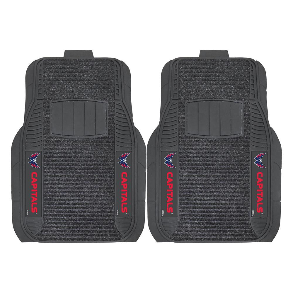 Washington Capitals NHL Deluxe 2-Piece Vinyl Car Mats (20x27)