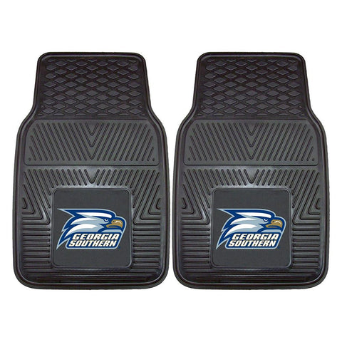 Georgia Southern Eagles Ncaa Heavy Duty 2-piece Vinyl Car Mats (18"x27")