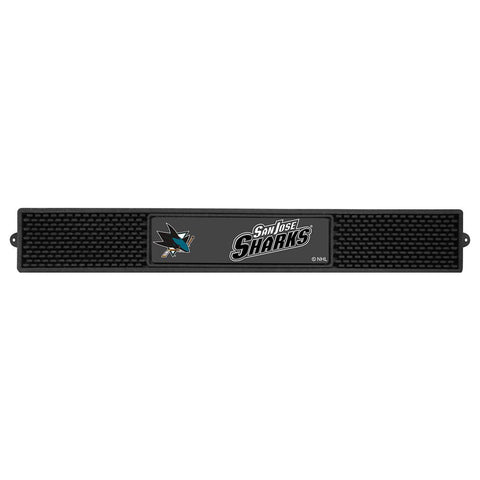 San Jose Sharks NHL Drink Mat (3.25in x 24in)