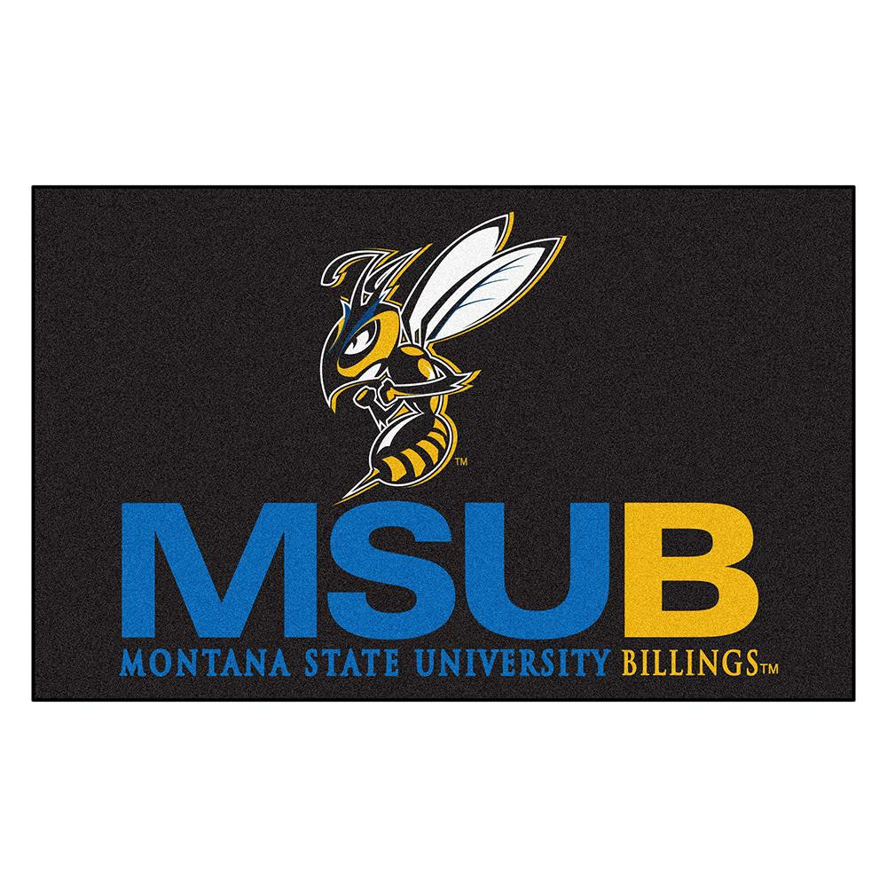 Montana State University Billings Yellowjackets Ncaa Ulti-mat Floor Mat (5x8')