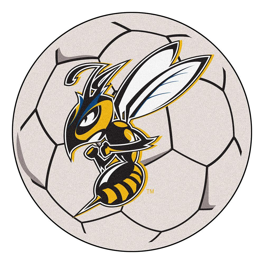 Montana State University Billings Yellowjackets Ncaa Soccer Ball Round Floor Mat (29")