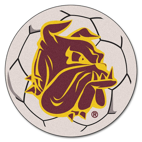 Minnesota Duluth Bulldogs Ncaa "soccer Ball" Round Floor Mat (29")