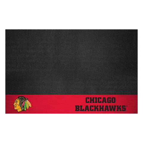 Chicago Blackhawks NHL Vinyl Grill Mat(26x42)