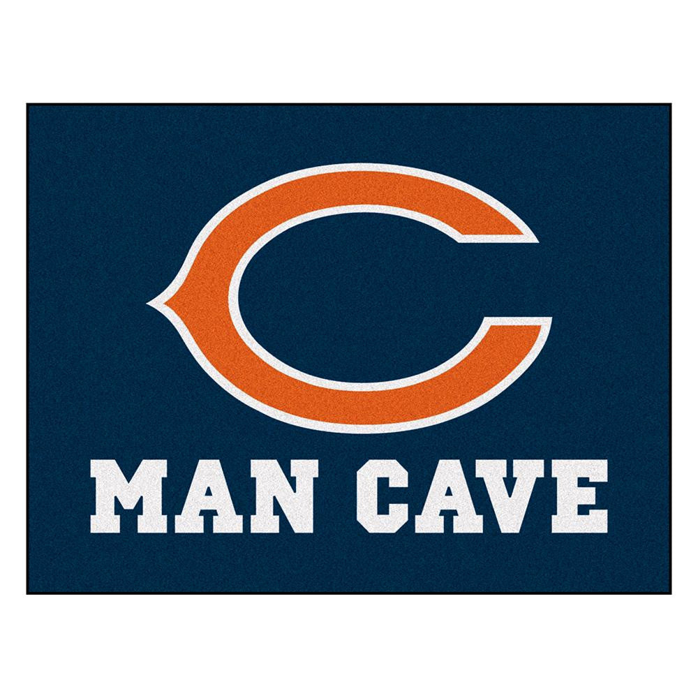 Chicago Bears NFL Man Cave All-Star Floor Mat (34in x 45in)