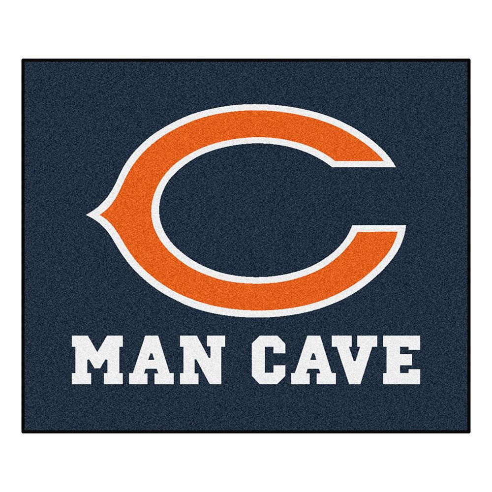 Chicago Bears NFL Man Cave Tailgater Floor Mat (60in x 72in)