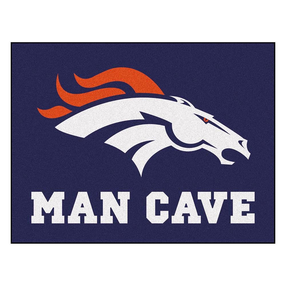 Denver Broncos NFL Man Cave All-Star Floor Mat (34in x 45in)