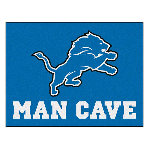 Detroit Lions NFL Man Cave All-Star Floor Mat (34in x 45in)