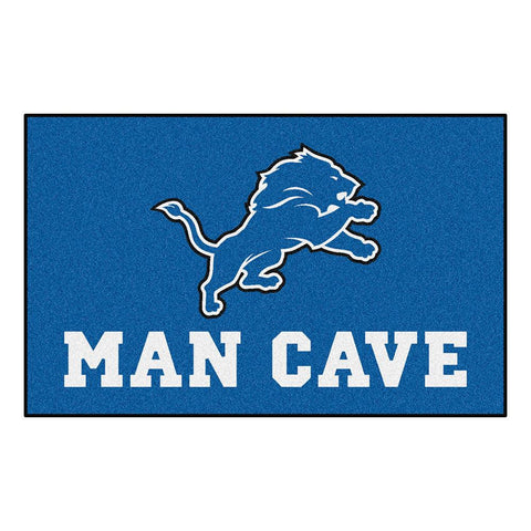 Detroit Lions NFL Man Cave Ulti-Mat Floor Mat (60in x 96in)