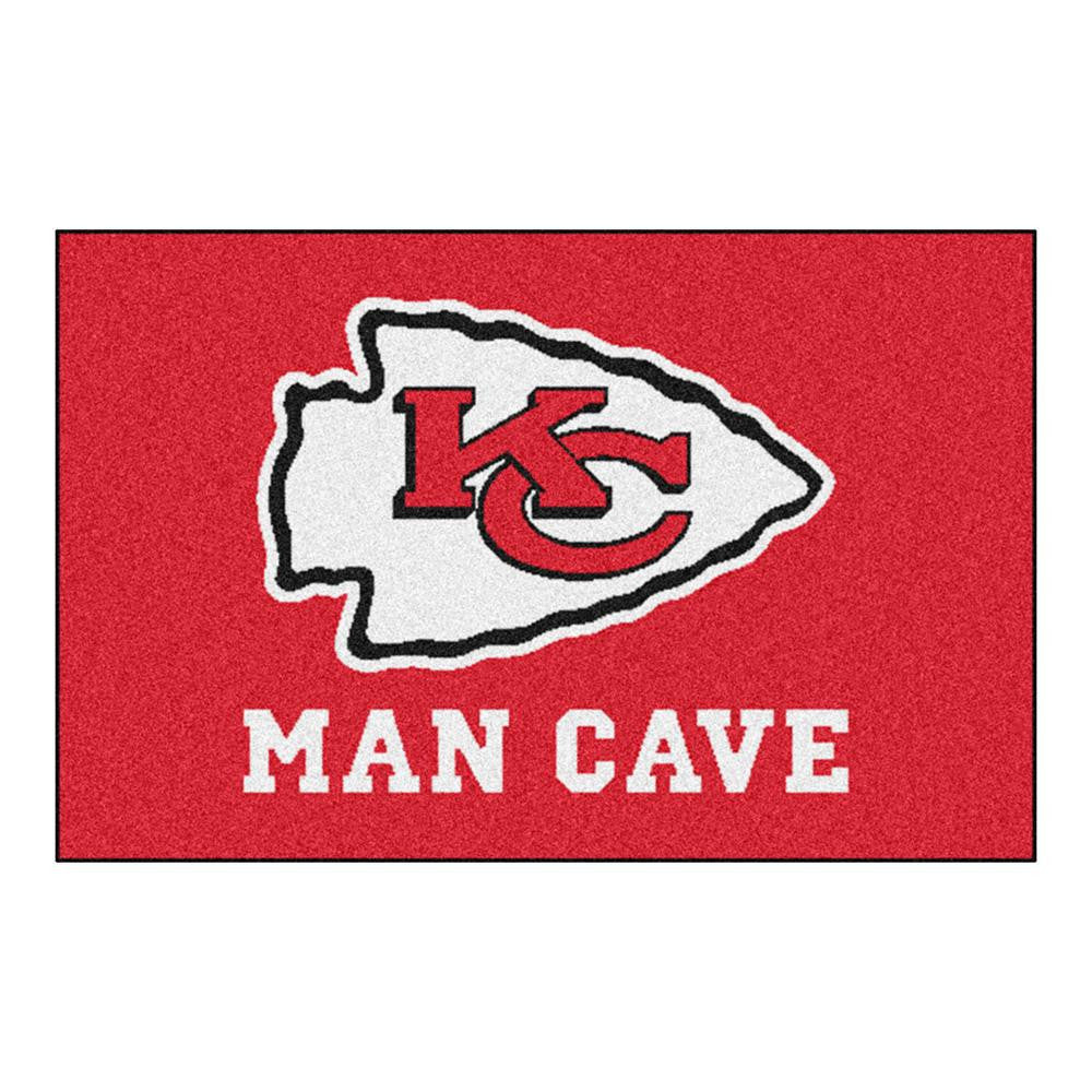 Kansas City Chiefs NFL Man Cave Starter Floor Mat (20in x 30in)