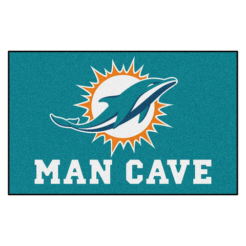 Miami Dolphins NFL Man Cave Ulti-Mat Floor Mat (60in x 96in)