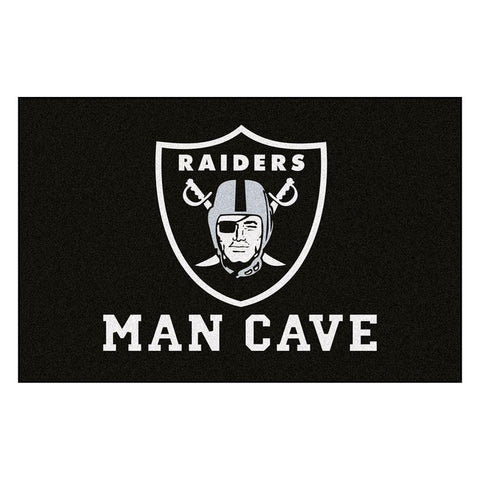 Oakland Raiders NFL Man Cave Starter Floor Mat (20in x 30in)