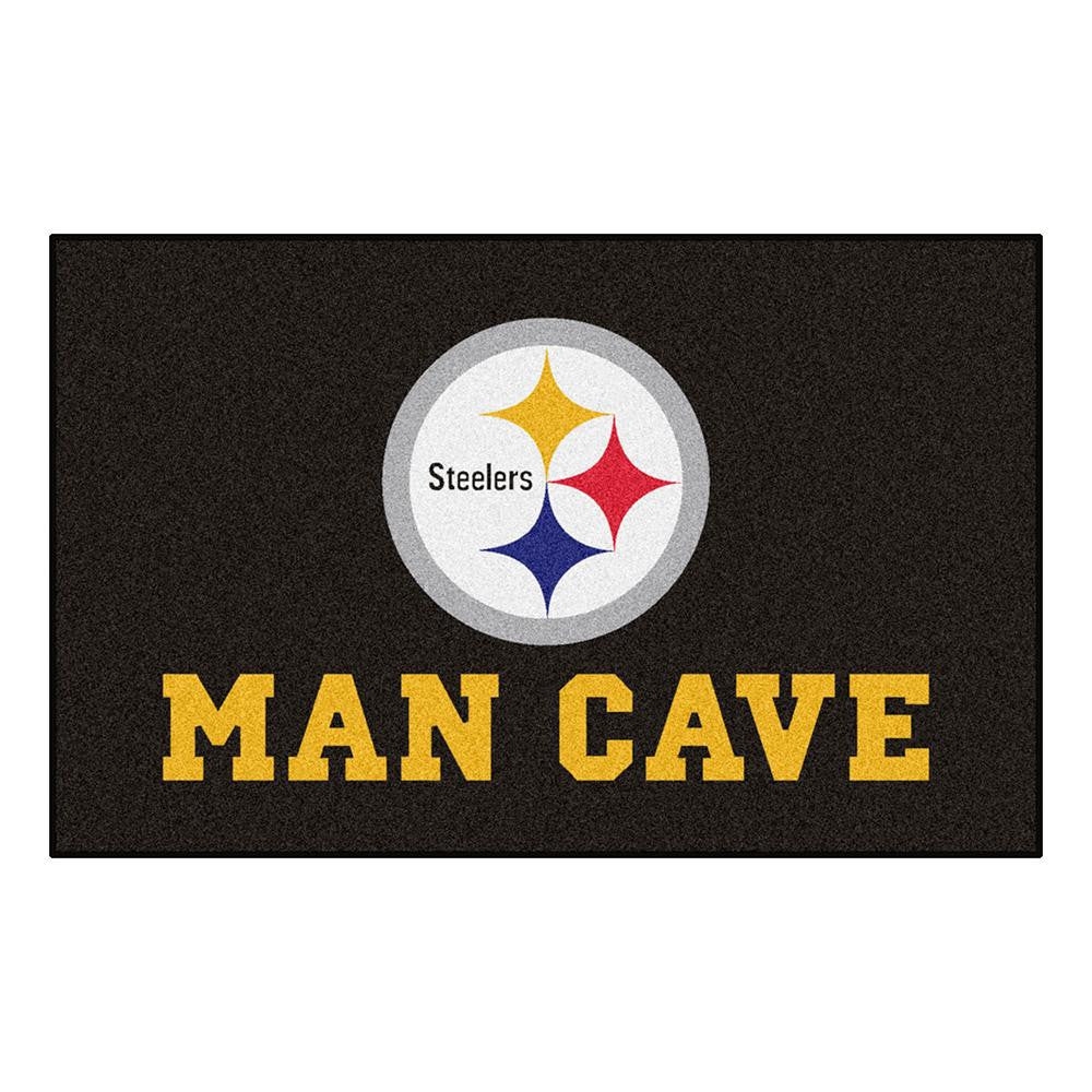 Pittsburgh Steelers NFL Man Cave Ulti-Mat Floor Mat (60in x 96in)