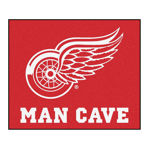 Detroit Red Wings NHL Man Cave Tailgater Floor Mat (60in x 72in)