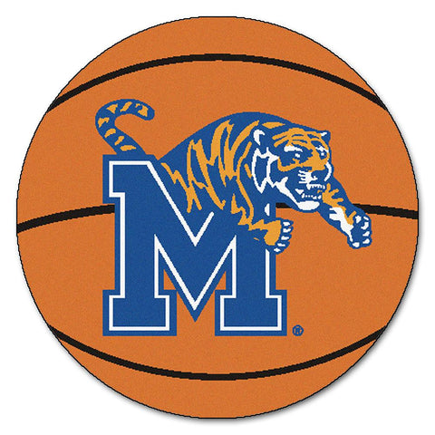 Memphis Tigers Ncaa "basketball" Round Floor Mat (29")
