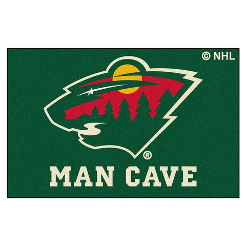 Minnesota Wild NHL Man Cave Starter Floor Mat (20in x 30in)