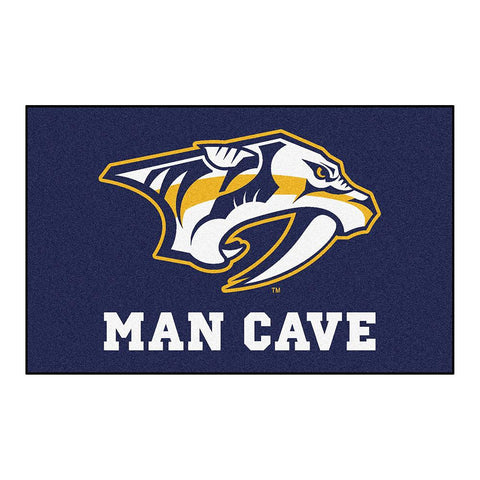 Nashville Predators NHL Man Cave Ulti-Mat Floor Mat (60in x 96in)