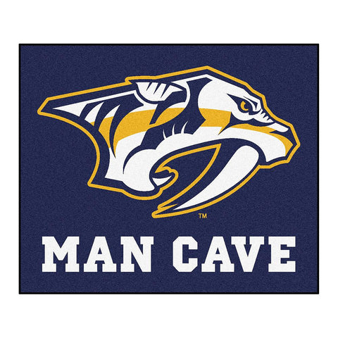 Nashville Predators NHL Man Cave Tailgater Floor Mat (60in x 72in)