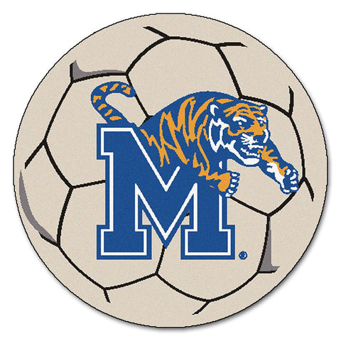 Memphis Tigers Ncaa "soccer Ball" Round Floor Mat (29")