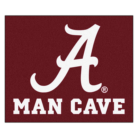 Alabama Crimson Tide Ncaa Man Cave "tailgater" Floor Mat (60in X 72in)