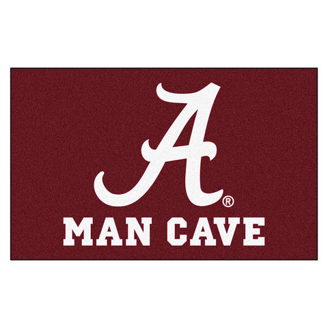 Alabama Crimson Tide Ncaa Man Cave "ulti-mat" Floor Mat (60in X 96in)