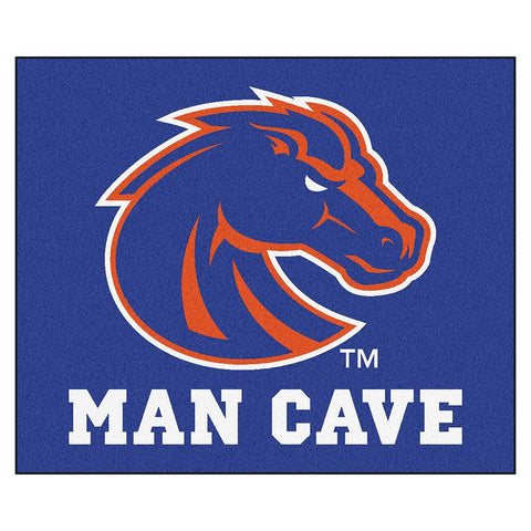 Boise State Broncos Ncaa Man Cave "tailgater" Floor Mat (60in X 72in)