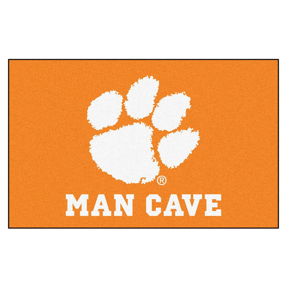 Clemson Tigers Ncaa Man Cave "ulti-mat" Floor Mat (60in X 96in)