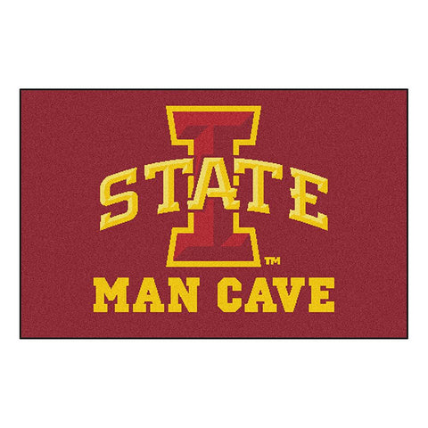 Iowa State Cyclones Ncaa Man Cave "starter" Floor Mat (20in X 30in)