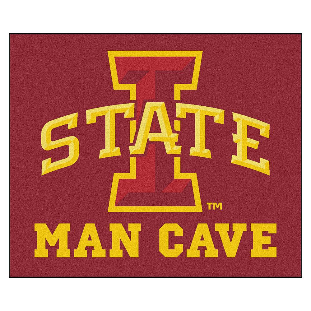 Iowa State Cyclones Ncaa Man Cave "tailgater" Floor Mat (60in X 72in)