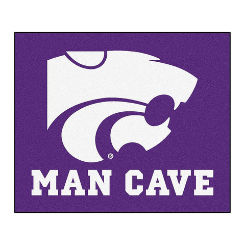 Kansas State Wildcats Ncaa Man Cave "tailgater" Floor Mat (60in X 72in)