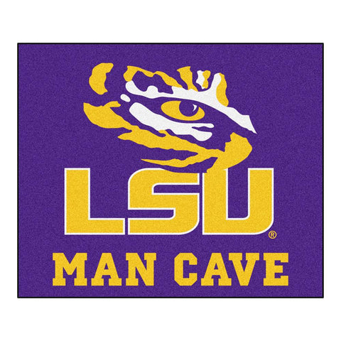 Lsu Tigers Ncaa Man Cave "tailgater" Floor Mat (60in X 72in)