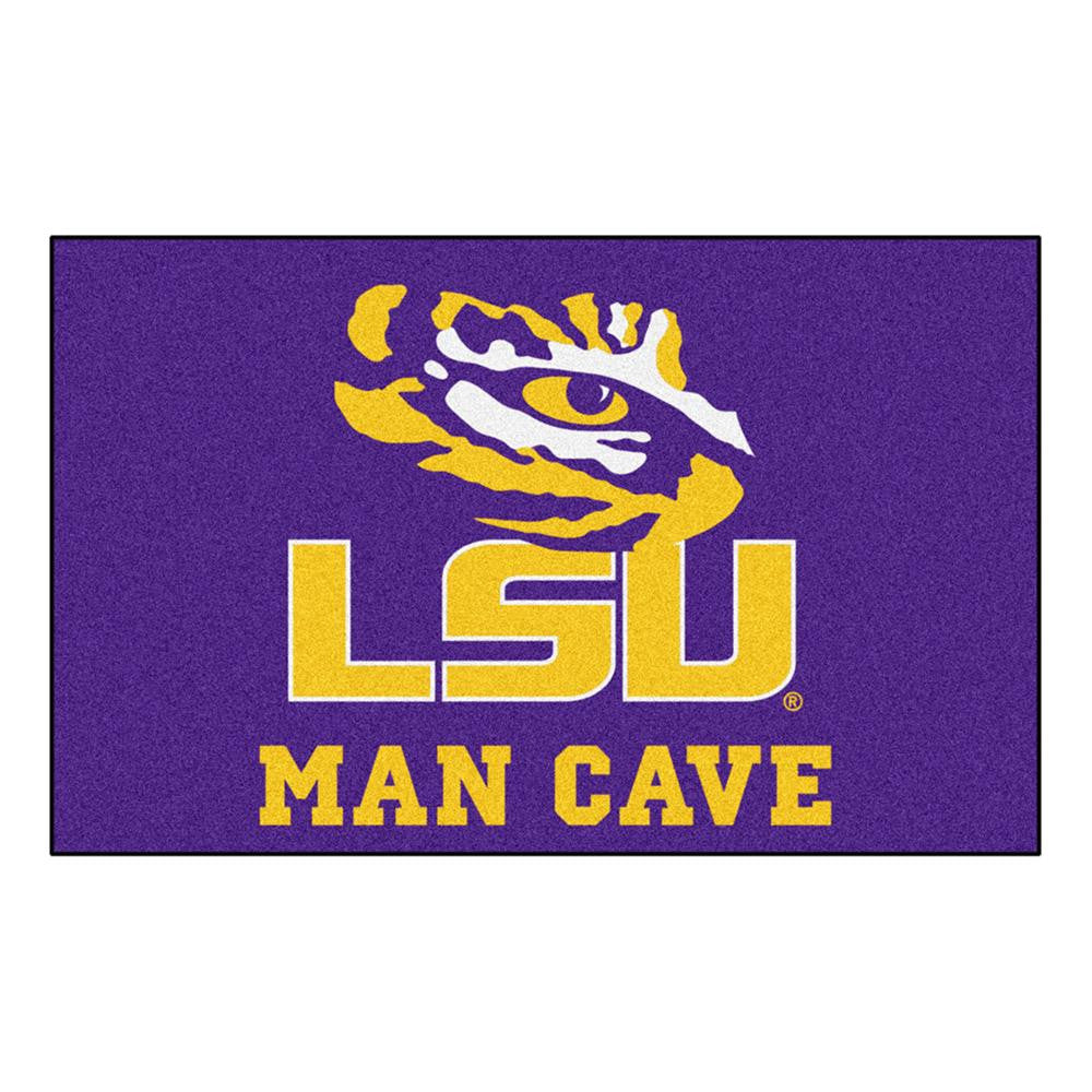 Lsu Tigers Ncaa Man Cave "ulti-mat" Floor Mat (60in X 96in)