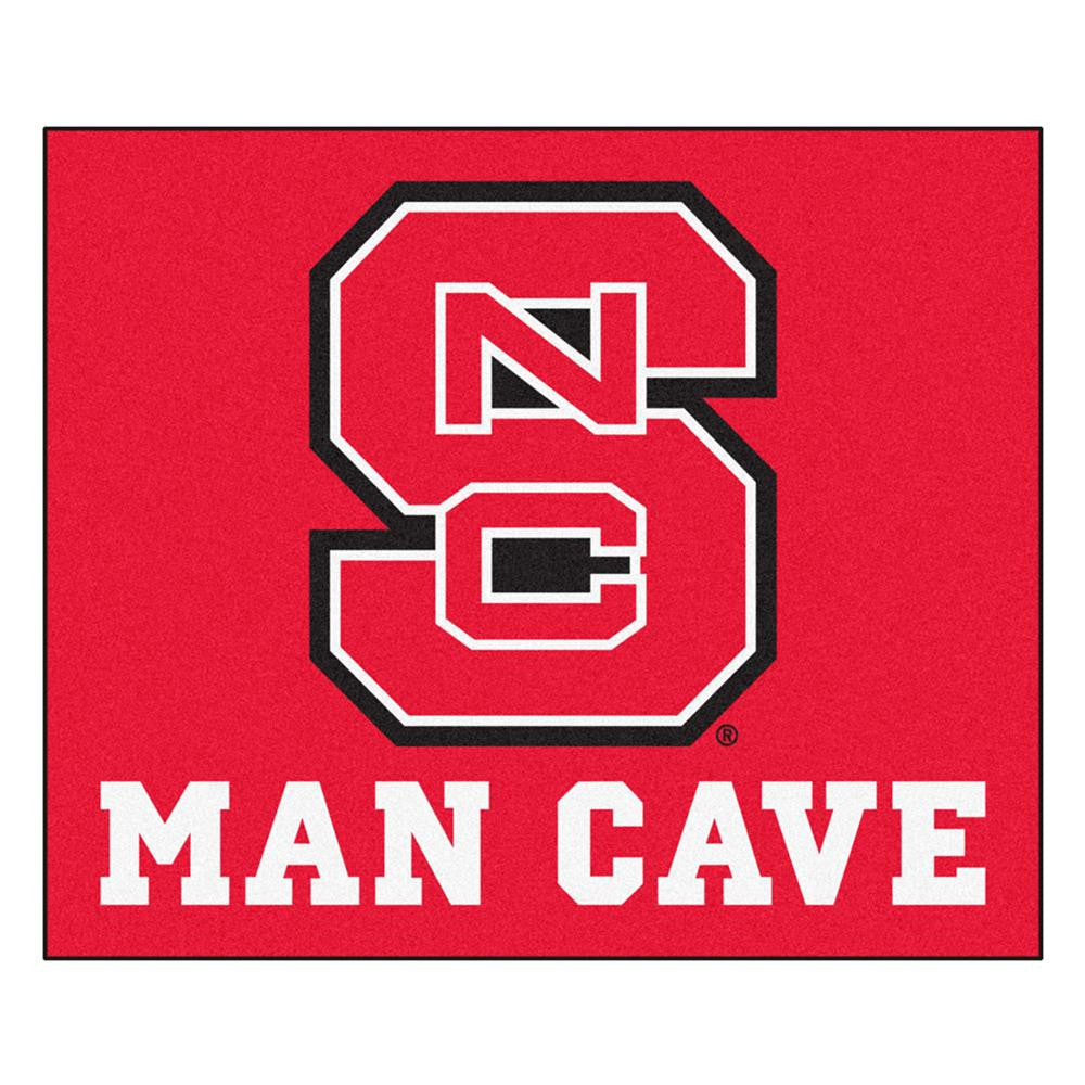 North Carolina State Wolfpack Ncaa Man Cave "tailgater" Floor Mat (60in X 72in)