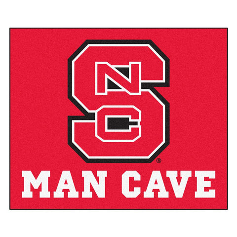 North Carolina State Wolfpack Ncaa Man Cave "tailgater" Floor Mat (60in X 72in)