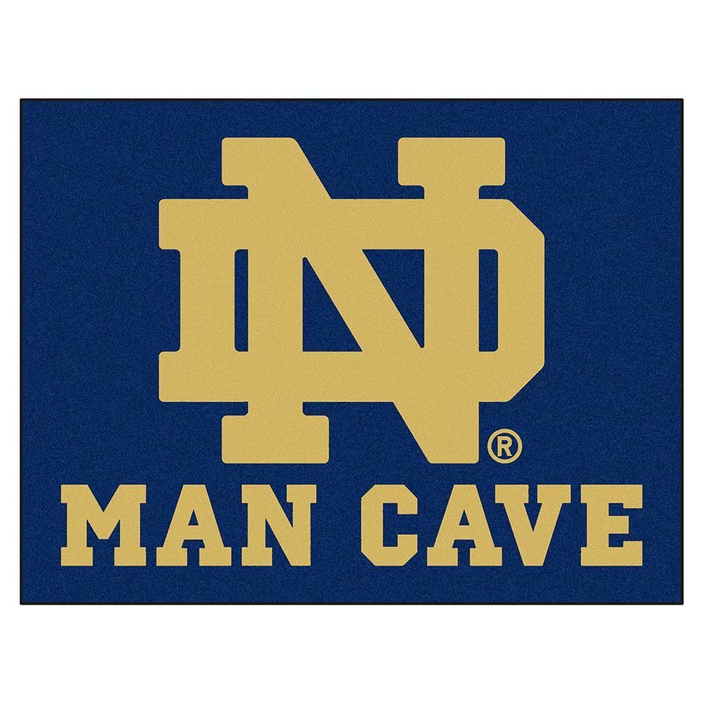 Notre Dame Fighting Irish Ncaa Man Cave "all-star" Floor Mat (34in X 45in)