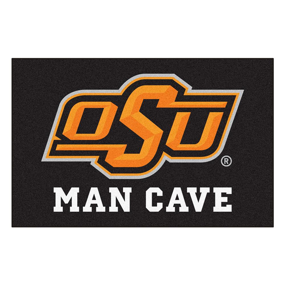 Oklahoma State Cowboys Ncaa Man Cave "starter" Floor Mat (20in X 30in)