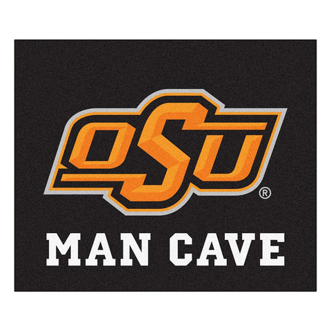 Oklahoma State Cowboys Ncaa Man Cave "tailgater" Floor Mat (60in X 72in)